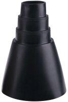 Gummi Manschette schwarz