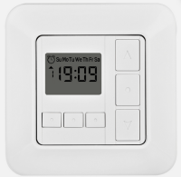 Rollladenzeitschaltuhr mit Wochenprogramm ultraweiss |...