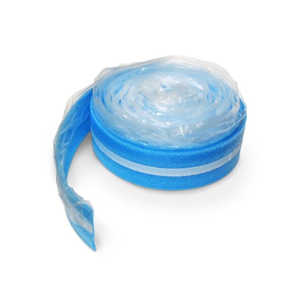 Randdämmstreifen, 8 x 150mm, Höhe 150mm, 25m Rolle