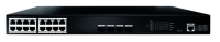 Managed ePoE / PoE+ Switch, 16x RJ45 100Mbps PoE, 2x...