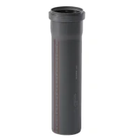 HTsafe Rohr, mit Muffe, DN 100, d110 x 250 mm