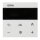 Gira 539403 System 3000 Raumtemperaturregler BT System 55 reinweiß glänzend