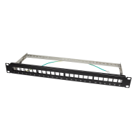 19" Patchpanel für 24 Keystone Module, 1 HE,...