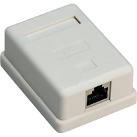 1-Port RJ45-Anschlussdose, CAT 6, STP