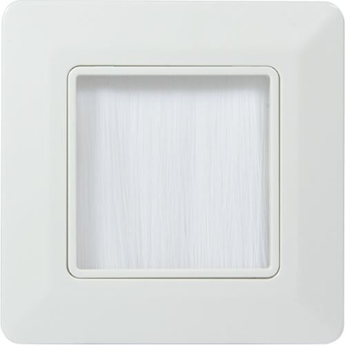 Wandabdeckung für Kabelausgang oder Eingang, 80x80mm