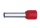 Klauke 47612 Aderendhülse isol. 10qmm 12mm rot DIN46228-4 Cu galv. verz.