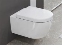 Wand Hänge WC Toilette - spülrandlos - inkl....