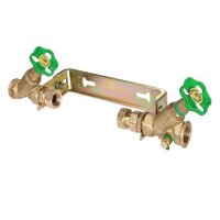 Wasserzähler-Anschlussgarnitur Edelstahl,...