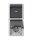 GIRA Aufputz System IP 44 Grau Wechselschalter+Steckdose Kombi senkrecht 417630