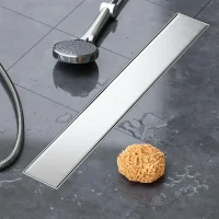 Duschrinne mit Siphon Boden- und Duschablauf Randablauf 80cm