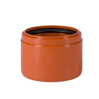 Anschlussstück KG-USM DN 100 PVC-U orange mit SBR...