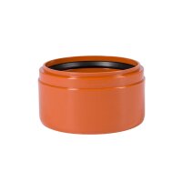 Anschlussstück KG-USM DN 150 PVC-U orange mit SBR...