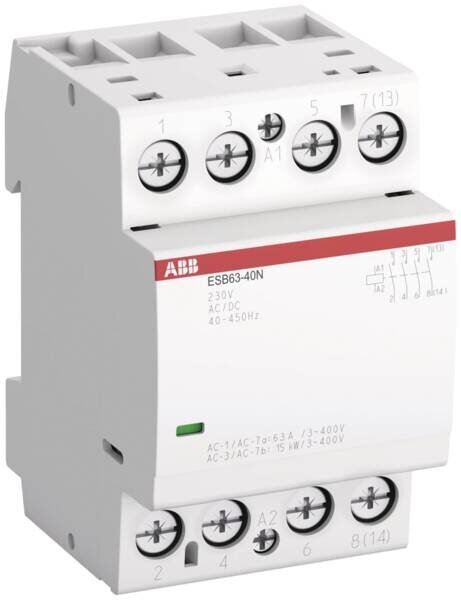 ABB ESB63-40N-06 Installationsschütz 4S/0Ö 230VAC/DC 1SAE351111R0640