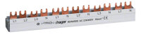Hager KDN450D Phasenschiene 3P+N 80A Gabel 16mm² 12M...